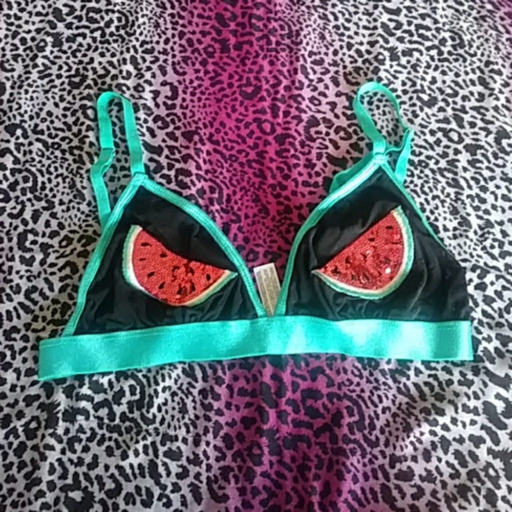 Watermelon mesh bra. New without tags.